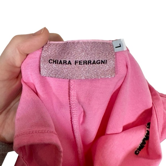 Chiara Ferragni Logomania Eye Tank Dress in Sachet Pink - Picture 11 of 15